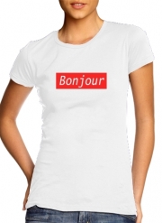T-Shirt Manche courte cold rond femme Bonjour Vald