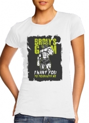 T-Shirt Manche courte cold rond femme Broly Training Gym