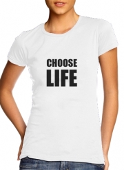 T-Shirt Manche courte cold rond femme Choose Life