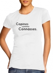 T-Shirt Manche courte cold rond femme Copines comme connasses