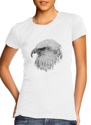 T-Shirt Manche courte cold rond femme cracked Bald eagle 