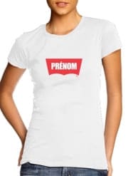 T-Shirt Manche courte cold rond femme Personnalisé au Style LEVIS