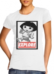 T-Shirt Manche courte cold rond femme Dora Explore