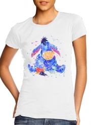 T-Shirt Manche courte cold rond femme Bourriquet Water color style