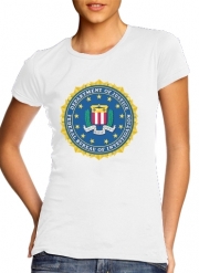 T-Shirt Manche courte cold rond femme FBI Federal Bureau Of Investigation