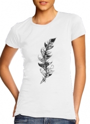 T-Shirt Manche courte cold rond femme Feather