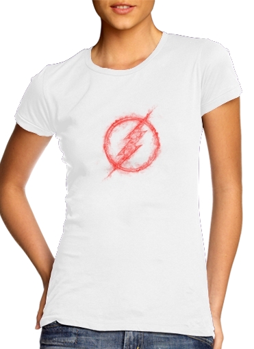 T-Shirt Manche courte cold rond femme Flash Smoke