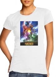 T-Shirt Manche courte cold rond femme Fortnite Skin Omega Infinity War