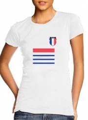 T-Shirt Manche courte cold rond femme France 2018 Champion Du Monde Maillot