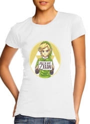 T-Shirt Manche courte cold rond femme Im not Zelda