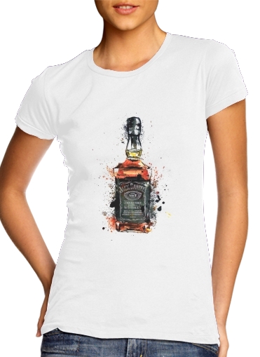 T-Shirt Manche courte cold rond femme Jack Daniels Fan Design