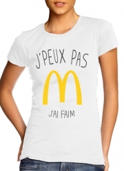 T-Shirt Manche courte cold rond femme Je peux pas jai faim McDonalds