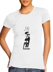 T-Shirt Manche courte cold rond femme J'ai Kizomba Danca