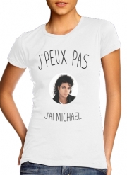 T-Shirt Manche courte cold rond femme Je peux pas j'ai Michael Jackson