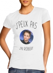 T-Shirt Manche courte cold rond femme Je peux pas jai Robert Pattinson