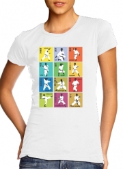 T-Shirt Manche courte cold rond femme Karate techniques