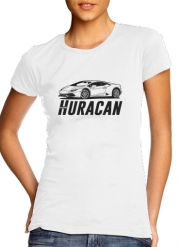 T-Shirt Manche courte cold rond femme Lamborghini Huracan