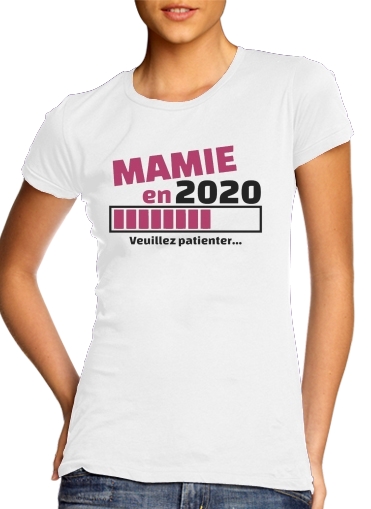 T-Shirt Manche courte cold rond femme Mamie en 2020