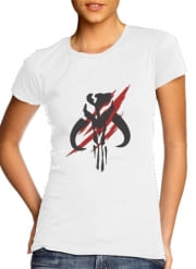 T-Shirt Manche courte cold rond femme Mandalorian symbol