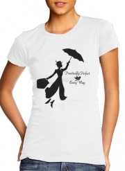T-Shirt Manche courte cold rond femme Mary Poppins Perfect in every way