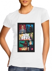 T-Shirt Manche courte cold rond femme Mashup GTA The Devil