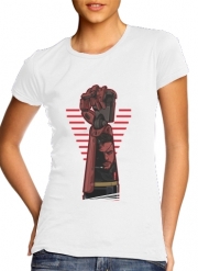 T-Shirt Manche courte cold rond femme Metal Power Gear  