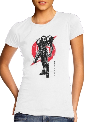 T-Shirt Manche courte cold rond femme Metroid Galactic