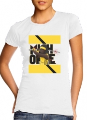 T-Shirt Manche courte cold rond femme Michonne - The Walking Dead mashup Kill Bill