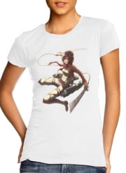 T-Shirt Manche courte cold rond femme Mikasa Titan