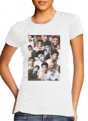 T-Shirt Manche courte cold rond femme Noah centineo collage