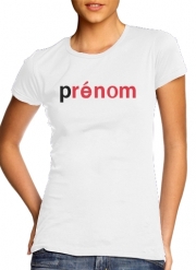 T-Shirt Manche courte cold rond femme Nutella - Personnaliser avec votre texte  ou prénom