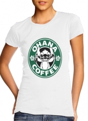 T-Shirt Manche courte cold rond femme Ohana Coffee