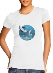 T-Shirt Manche courte cold rond femme Baleine Orca