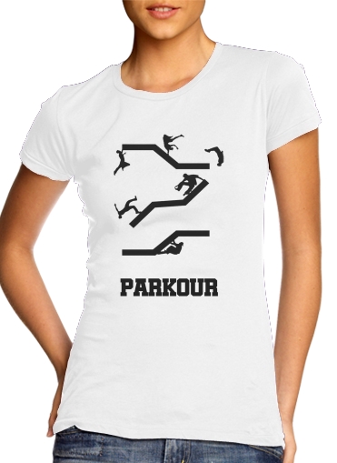 T-Shirt Manche courte cold rond femme Parkour