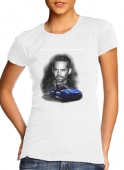 T-Shirt Manche courte cold rond femme Paul Walker Tribute See You Again
