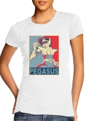 T-Shirt Manche courte cold rond femme Pegasus Zodiac Knight