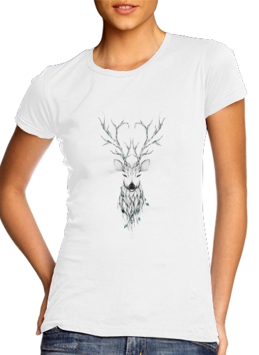 T-Shirt Manche courte cold rond femme Poetic Deer