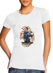 T-Shirt Manche courte cold rond femme Poker: Franck Ribery as The Joker