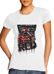 T-Shirt Manche courte cold rond femme Red Vengeur Aveugle