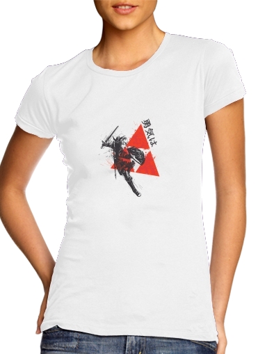 T-Shirt Manche courte cold rond femme RedSun : Triforce