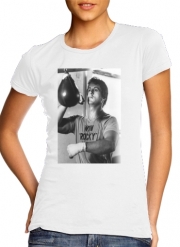 T-Shirt Manche courte cold rond femme Rocky Balboa Entraînement Punching-ball