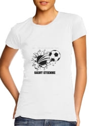T-Shirt Manche courte cold rond femme Saint Etienne Maillot Football