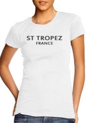 T-Shirt Manche courte cold rond femme Saint Tropez France