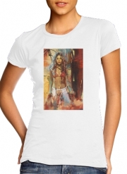 T-Shirt Manche courte cold rond femme Shakira Painting