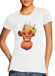T-Shirt Manche courte cold rond femme Simba Lion King Notorious BIG