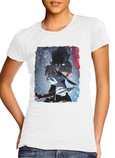 T-Shirt Manche courte cold rond femme solo leveling jin woo