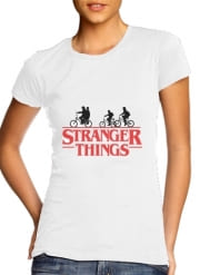 T-Shirt Manche courte cold rond femme Stranger Things by bike