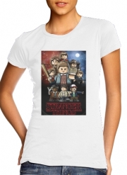 T-Shirt Manche courte cold rond femme Stranger Things Lego Art