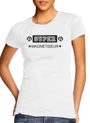 T-Shirt Manche courte cold rond femme Super magnetiseur