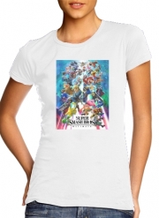 T-Shirt Manche courte cold rond femme Super Smash Bros Ultimate